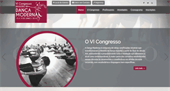 Desktop Screenshot of congressodancamoderna.com.br
